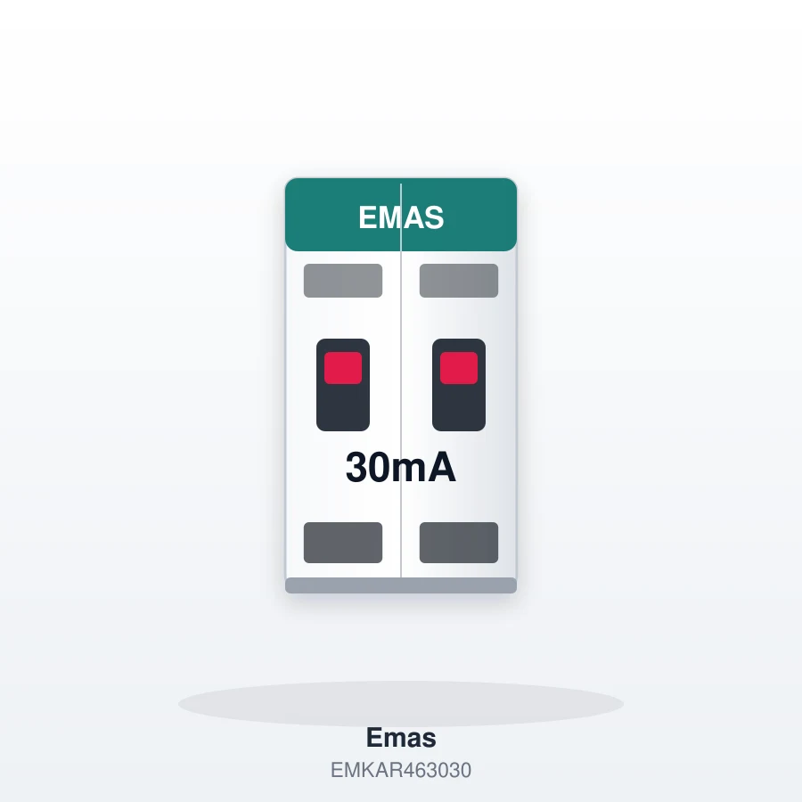 Emas 4x63A 30mA A Tipi Kaçak Akım Rölesi