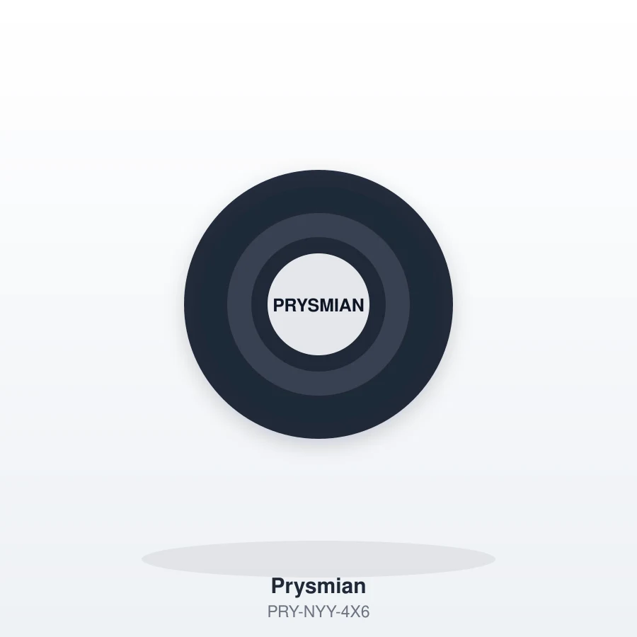 Prysmian NYY 4x6mm² Yeraltı Kablosu (metre)