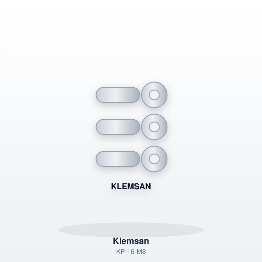 Sıkmalı Kablo Pabucu 16mm² M8 (50 Adet)